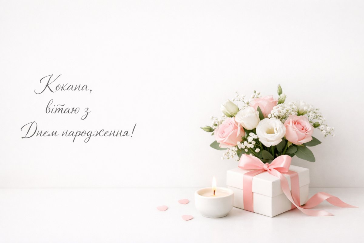 Зворушливі побажання коханої дружини